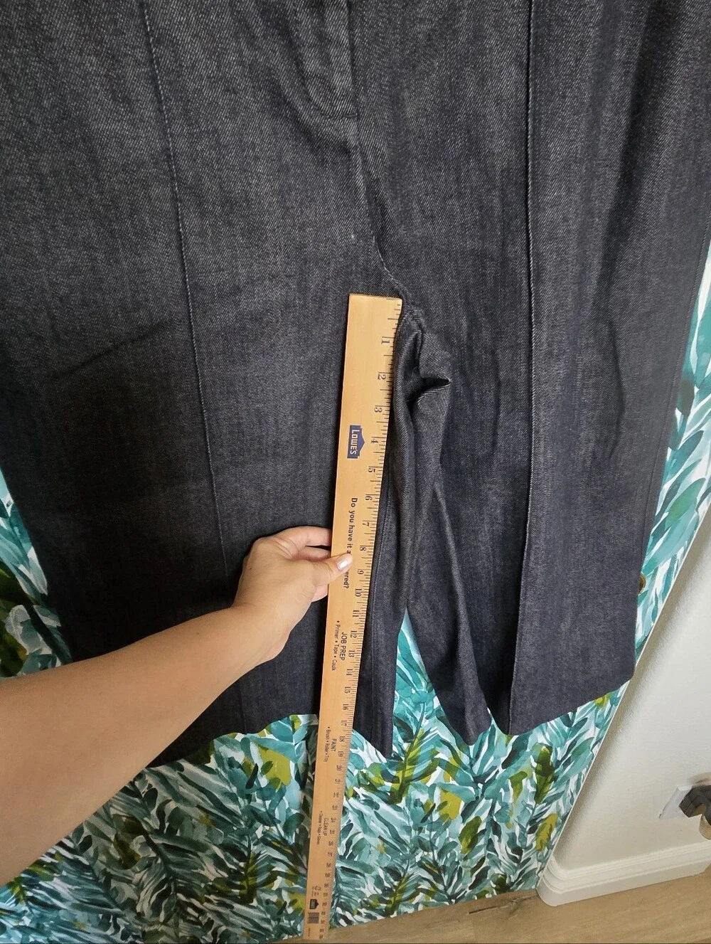 Lafayette 148 New York Morton Denim Culottes Pants Size 12